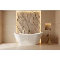 Voľne stojaca akrylátová vaňa Rea ATENA 170x73 cm - biela