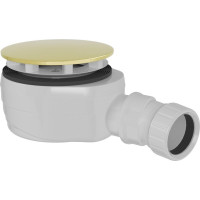 Polysan Vaničkový sifón, priemer 90mm, DN40, nízky, krytka zlato 17916G