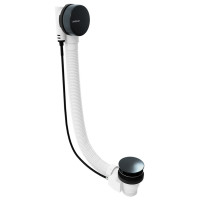 Polysan Vaňová súprava, bovden, dĺžka 800mm, zátka 72mm, gun metal 71852.60