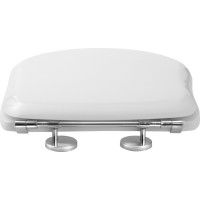 Kerasan RETRO WC sedátko, biela/chróm 109001N