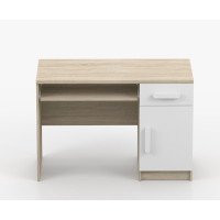 Písací stôl SMYK - dub sonoma/biely (viac variant)