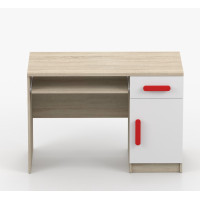 Písací stôl SMYK - dub sonoma/biely (viac variant)