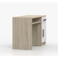 Písací stôl SMYK - dub sonoma/biely (viac variant)