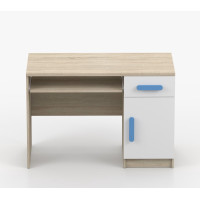Písací stôl SMYK - dub sonoma/biely (viac variant)