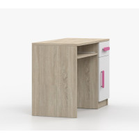 Písací stôl SMYK - dub sonoma/biely (viac variant)