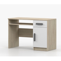 Písací stôl SMYK - dub sonoma/biely (viac variant)