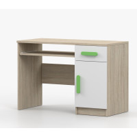 Písací stôl SMYK - dub sonoma/biely (viac variant)