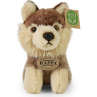 Rappa Plyšový vlk sediaci 16 cm ECO-FRIENDLY