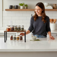 Polička do kuchyne GINGER MAX rustic