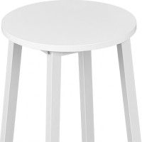Kovová barová stolička FLINT White - biela