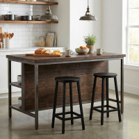 Kovová barová stolička FLINT Black - čierna