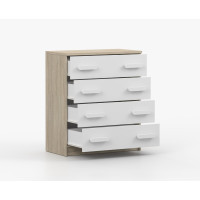 Komoda SMYK - dub sonoma/biela (viac variant)