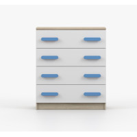 Komoda SMYK - dub sonoma/biela (viac variant)