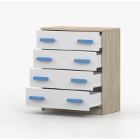 Komoda SMYK - dub sonoma/biela (viac variant)