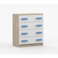 Komoda SMYK - dub sonoma/biela (viac variant)