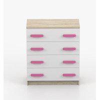 Komoda SMYK - dub sonoma/biela (viac variant)