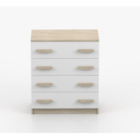Komoda SMYK - dub sonoma/biela (viac variant)