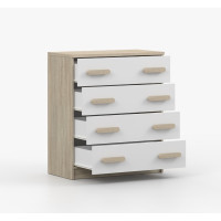 Komoda SMYK - dub sonoma/biela (viac variant)