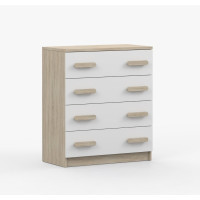 Komoda SMYK - dub sonoma/biela (viac variant)