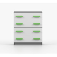 Komoda SMYK - šedá/biela (viac variant)