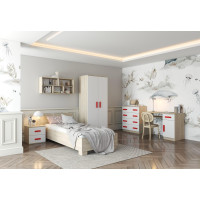 Komoda SMYK - dub sonoma/biela (viac variant)