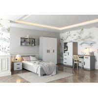 Komoda SMYK - šedá/biela (viac variant)