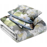 Saténové obliečky NOBILE Lekná - biele - 140x200 cm