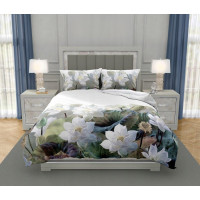 Saténové obliečky NOBILE Lekná - biele - 140x200 cm