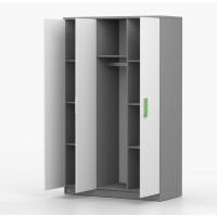 Šatníková skriňa SMYK 120 - šedá/biela (viac variant)