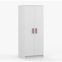 Šatníková skriňa SMYK 80 - biela (viac variant)