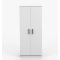 Šatníková skriňa SMYK 80 - biela (viac variant)