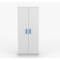 Šatníková skriňa SMYK 80 - biela (viac variant)