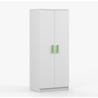 Šatníková skriňa SMYK 80 - biela (viac variant)