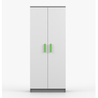 Šatníková skriňa SMYK 80 - šedá/biela (viac variant)