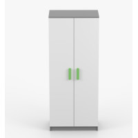 Šatníková skriňa SMYK 80 - šedá/biela (viac variant)