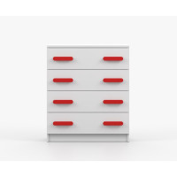 Komoda SCOUT - biela (8 variant)