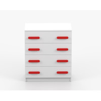 Komoda SCOUT - biela (8 variant)