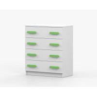 Komoda SCOUT - biela (8 variant)