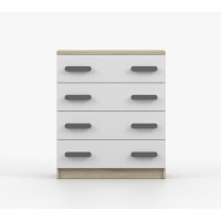 Komoda SCOUT - dub sonoma/biela (8 variant)