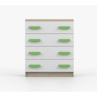 Komoda SCOUT - dub sonoma/biela (8 variant)