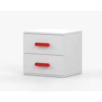 Nočný stolík SCOUT - biely (8 variant)