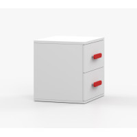 Nočný stolík SCOUT - biely (8 variant)