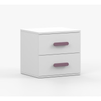 Nočný stolík SCOUT - biely (8 variant)