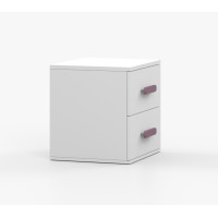 Nočný stolík SCOUT - biely (8 variant)