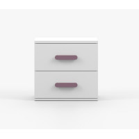 Nočný stolík SCOUT - biely (8 variant)