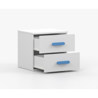 Nočný stolík SCOUT - biely (8 variant)