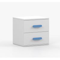 Nočný stolík SCOUT - biely (8 variant)