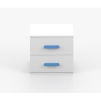 Nočný stolík SCOUT - biely (8 variant)