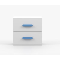 Nočný stolík SCOUT - biely (8 variant)