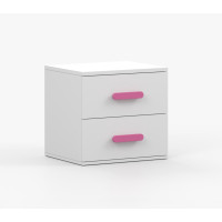 Nočný stolík SCOUT - biely (viac variant)